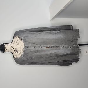 Samoon by gerry weber long sleeve shirt with necklace size 48